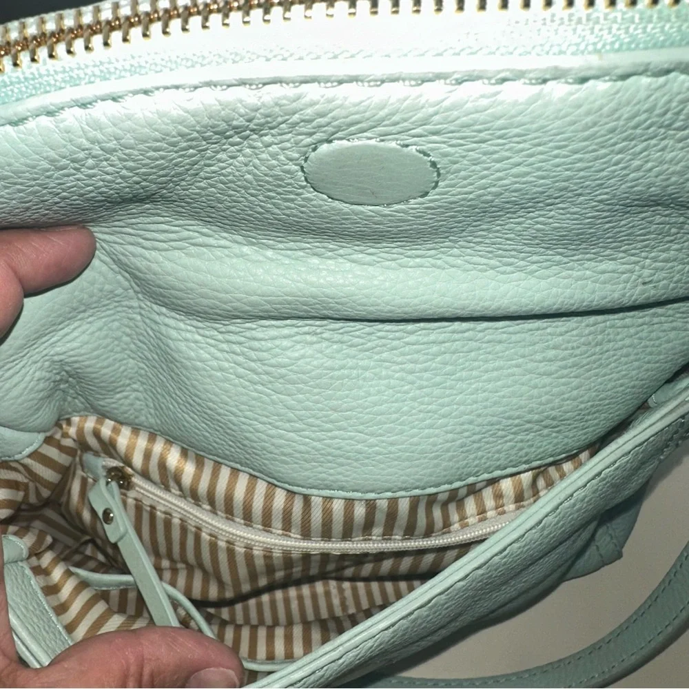 Kate Spade Cobble Hill Small Dusty Mint Green Crossbody Bag EUC - Picture 6 of 9